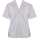 ladies polo white 2